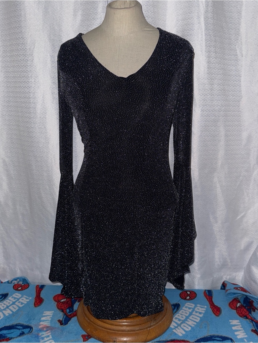 Black long sleeve dress